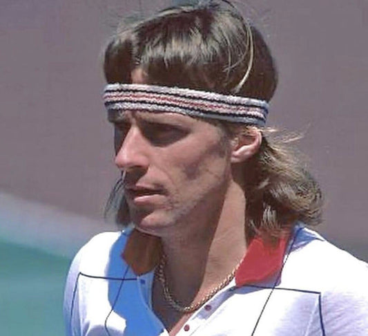 Original Bjorn Borg Fila Tennis Headband - Wimbledon - Ltd Edition.