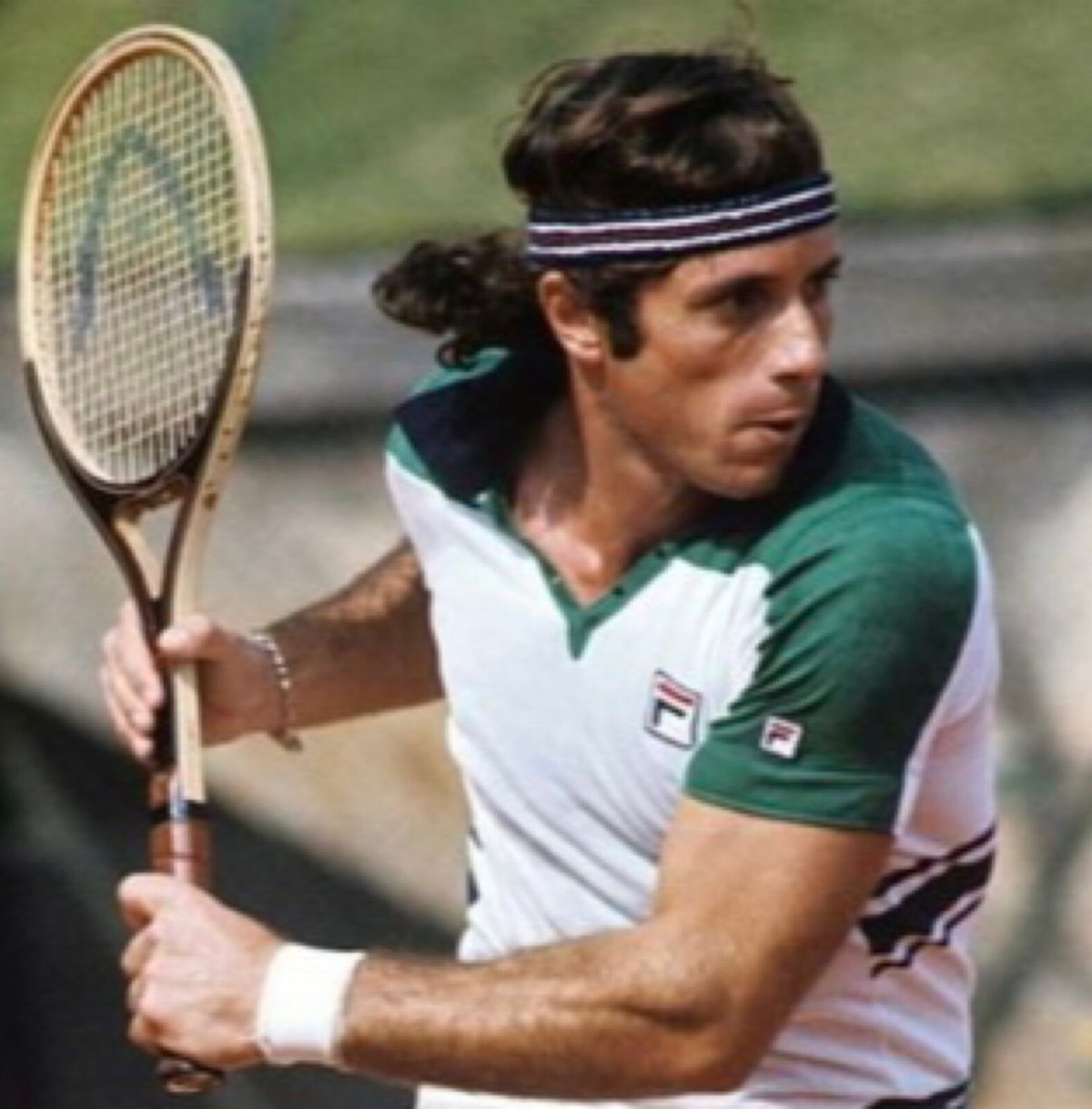 Original Bjorn Borg Fila Tennis Headband Wimbledon Ltd Edition.0