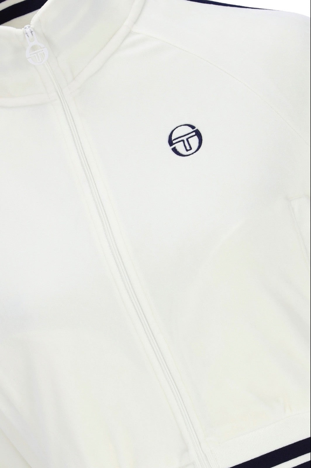 Sergio Tacchini Carmella Women’s Velour Gardenia/Blue Track Jacket Summer 2026