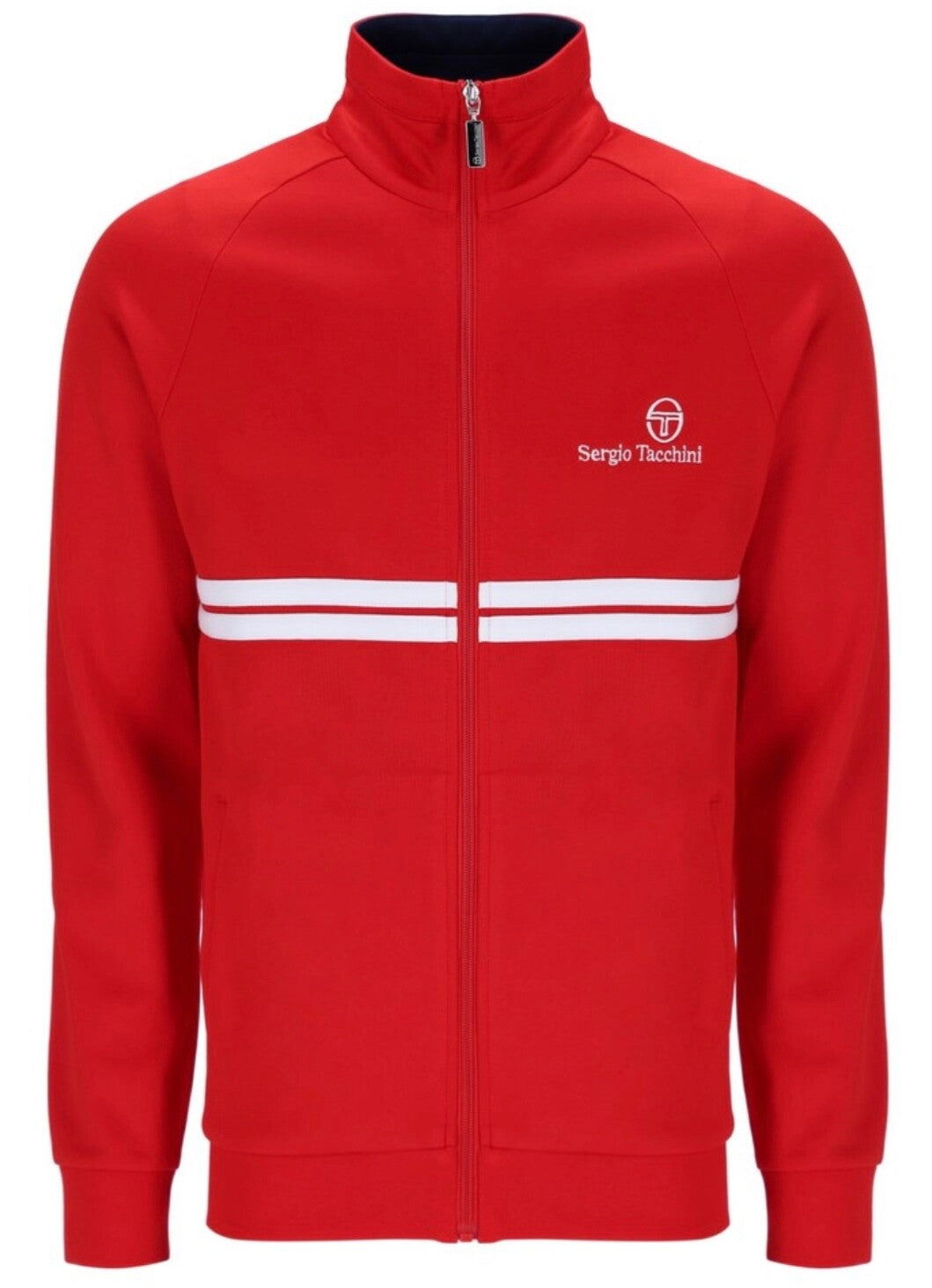 Sergio Tacchini New Dallas McEnroe Red - Tennis Track Top RRP £80