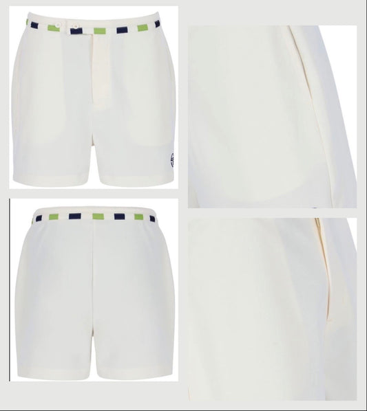 Sergio Tacchini John McEnroe Cielo (Blow) Off-White Tennis Shorts - Ltd Edition!