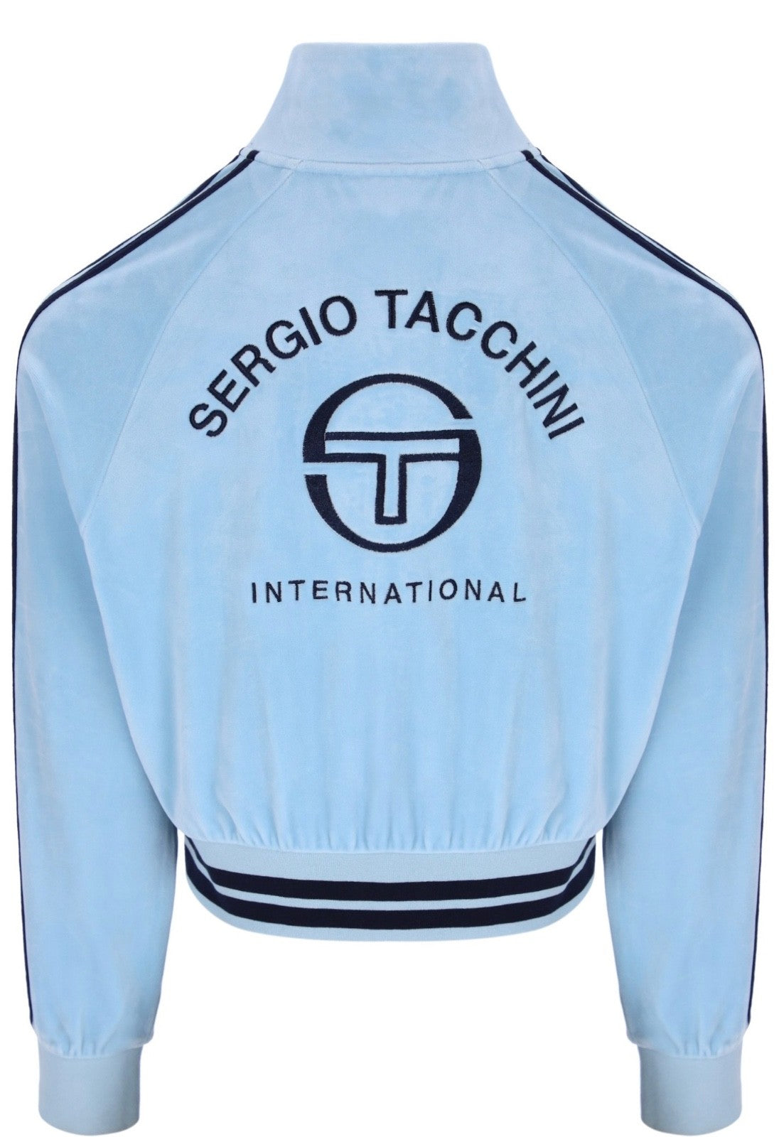 Sergio Tacchini Carmella Women’s Velour Blue Track Jacket - Summer 2026