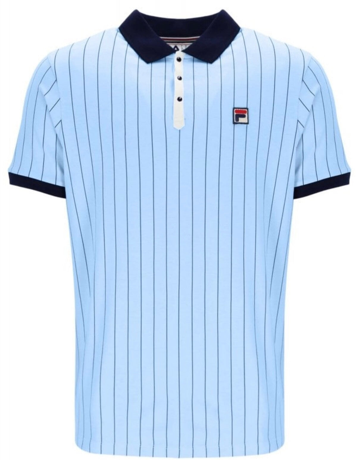 Fila Bjorn Borg BB1 Polo Iconic Tennis Shirt Sky Blue Man City Colours…1