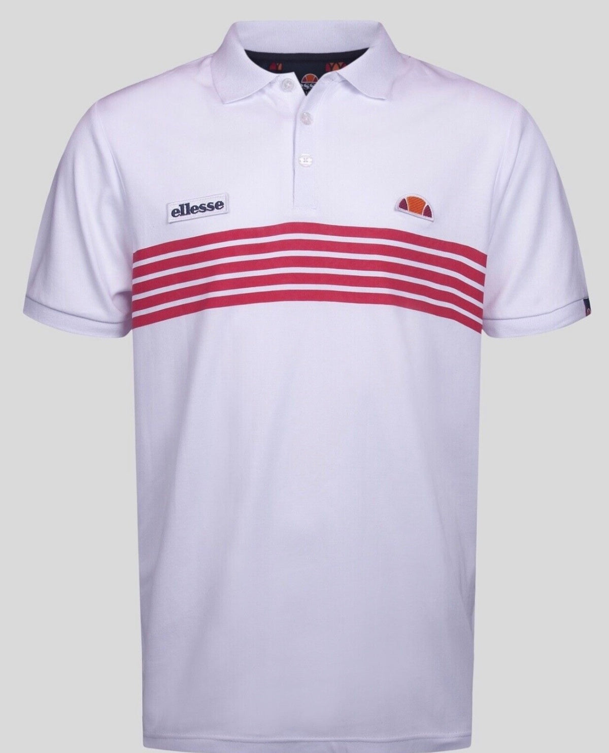 Ellesse Vilas Wimbledon Tennis Polo Ltd Edition 100% Cotton! Half Price!7