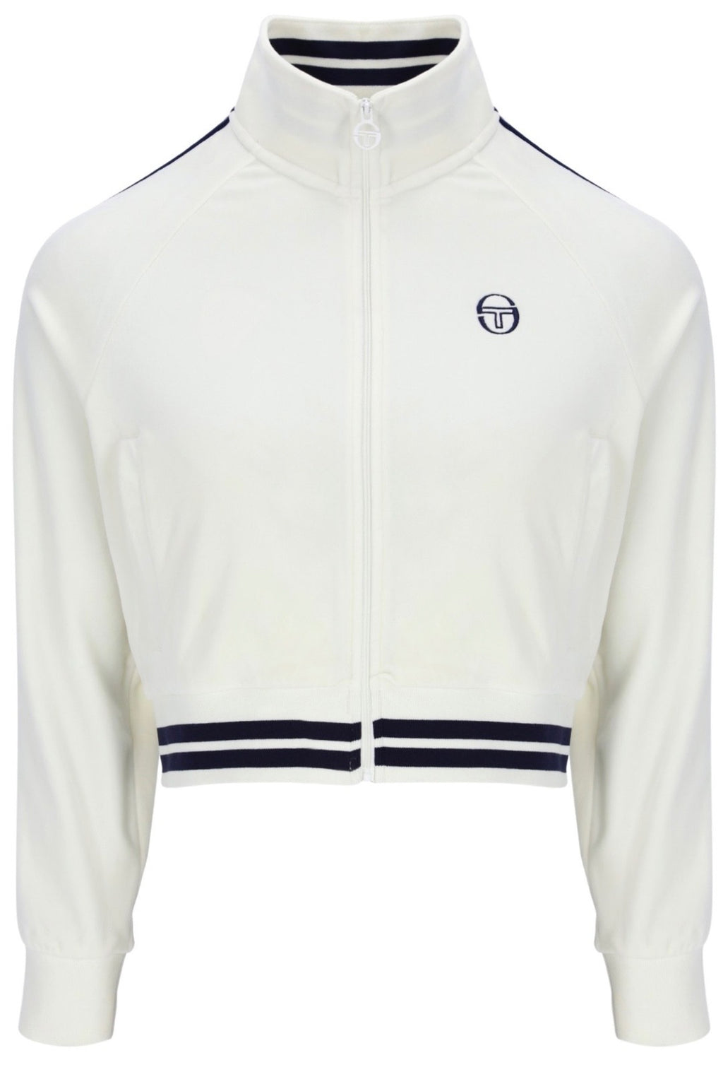 Sergio Tacchini Carmella Women’s Velour Gardenia/Blue Track Jacket Summer 2026