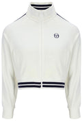 Sergio Tacchini Carmella Women’s Velour Gardenia/Blue Track Jacket Summer 2026