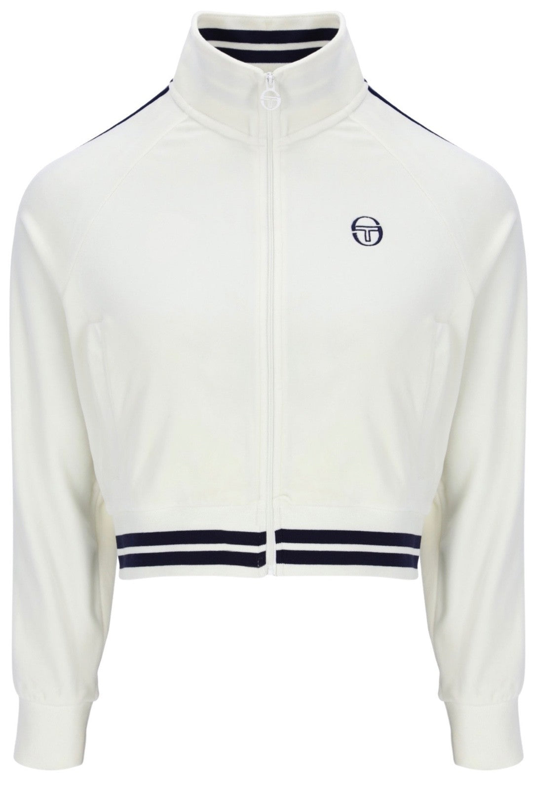 Sergio Tacchini Carmella Women’s Velour Gardenia/Blue Track Jacket Summer 2026