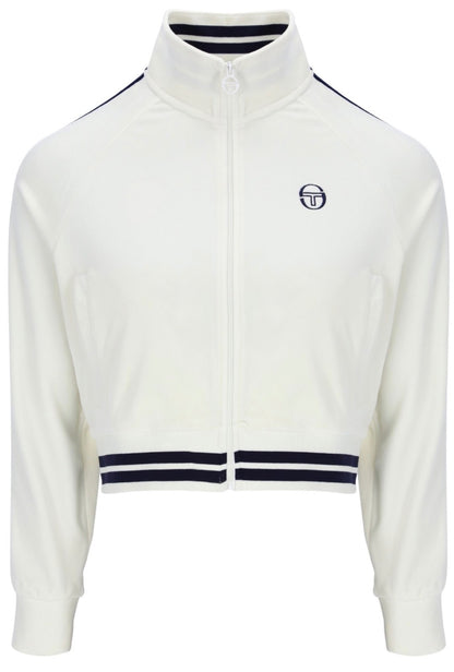 Sergio Tacchini Carmella Women’s Velour Gardenia/Blue Track Jacket Summer 2026