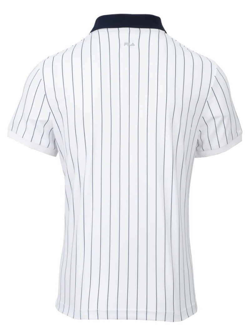 Fila Bjorn Borg Heritage Polo-White Wimbledon Performance Tennis Shirt
