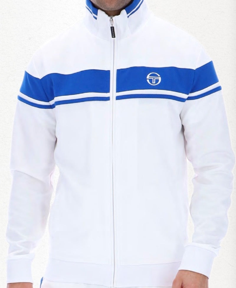 Sergio Tacchini McEnroe Wimbledon Tennis Track Top & Polo Shirt w Red Headband