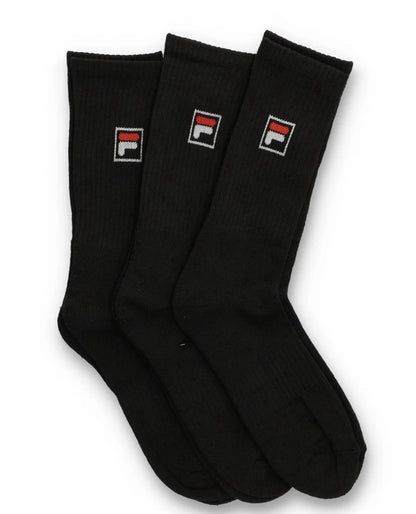 Fila Vintage Bjorn Borg Wimbledon (pack of 3 pairs) of Black tennis socks