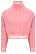 Sergio Tacchini Carmella Women’s Luxurious Pink Vekour Track Top