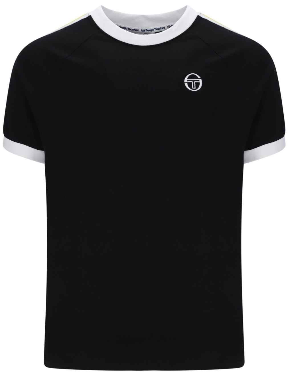 Sergio Tacchini Pino Ringer Black T-Shirt - World Cup Edition