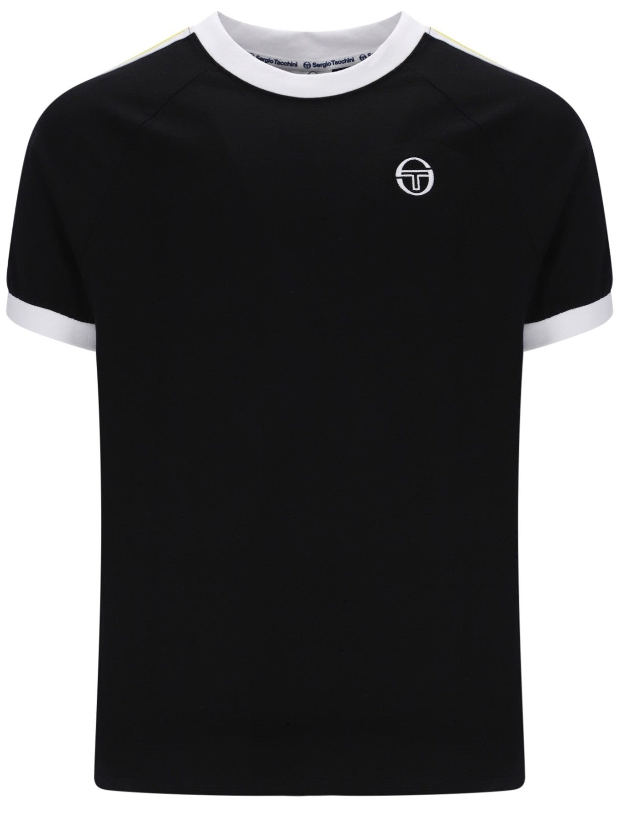 Sergio Tacchini Pino Ringer Black T-Shirt - World Cup Edition