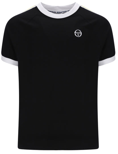 Sergio Tacchini Pino Ringer Black T-Shirt - World Cup Edition