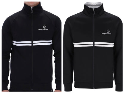 Sergio Tacchini New Dallas John Mcenroe Black - Tennis Track Top RRP £80