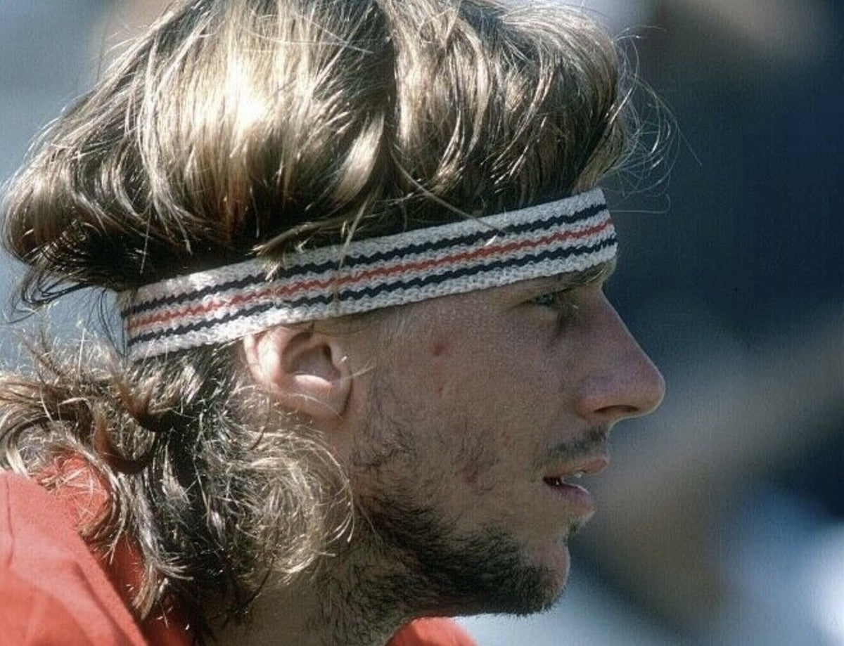 Original Bjorn Borg/John McEnroe Fila Tennis Headband - Wimbledon - Ltd Edition.