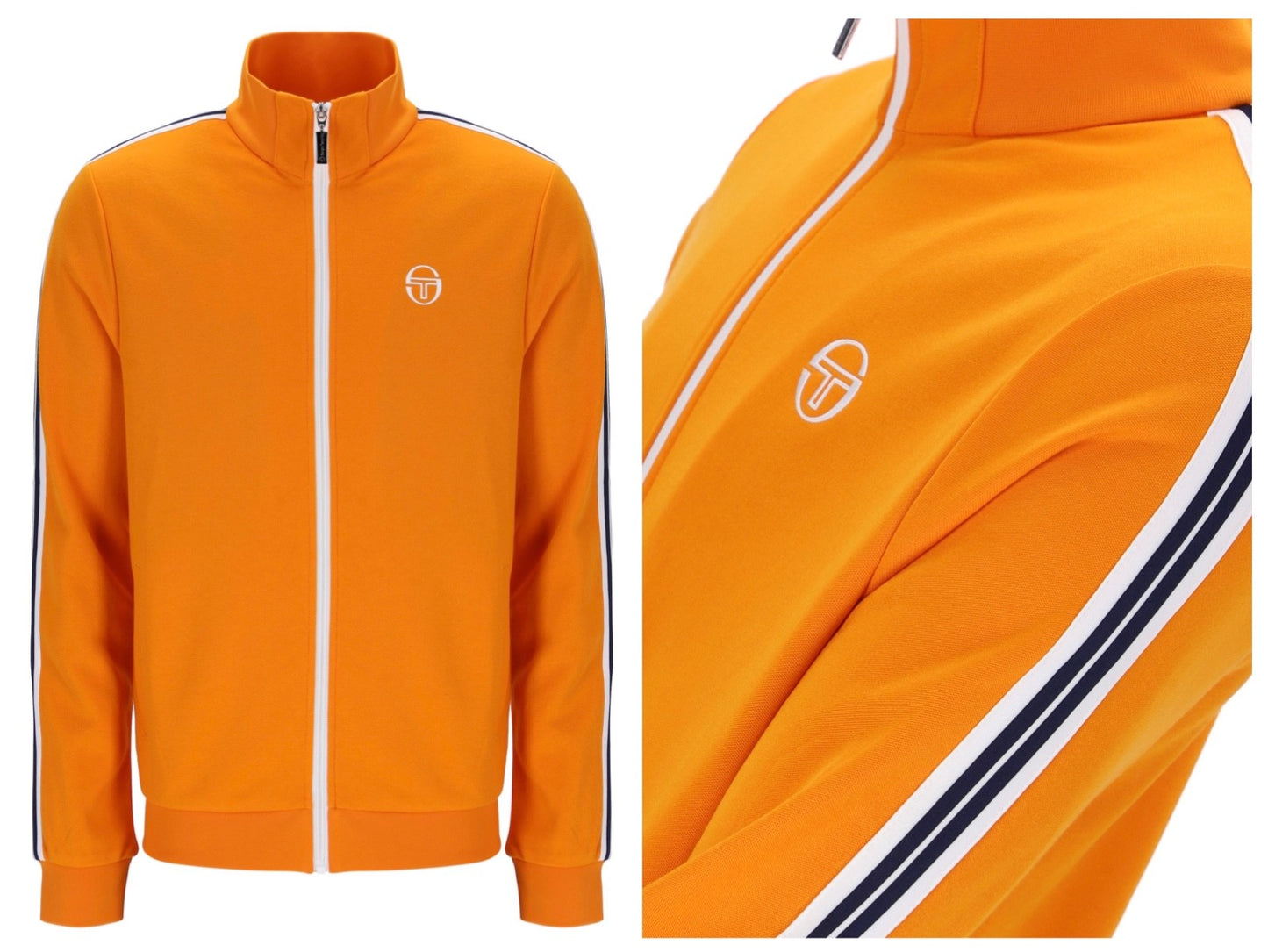 Sergio Tacchini Franco Orange Tennis Track Top RRP £80