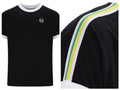 Sergio Tacchini Pino Ringer Black T-Shirt - World Cup Edition