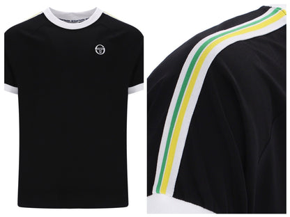 Sergio Tacchini Pino Ringer Black T-Shirt - World Cup Edition