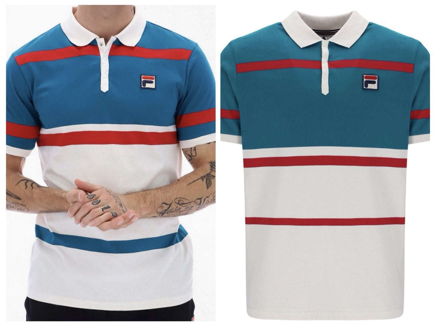 Fila Vintage Borg Suntory Cup Clarkson Polo Shirt Ltd Edition