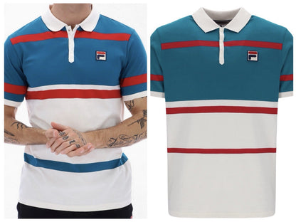 Fila Vintage Borg Suntory Cup Clarkson Polo Shirt Ltd Edition