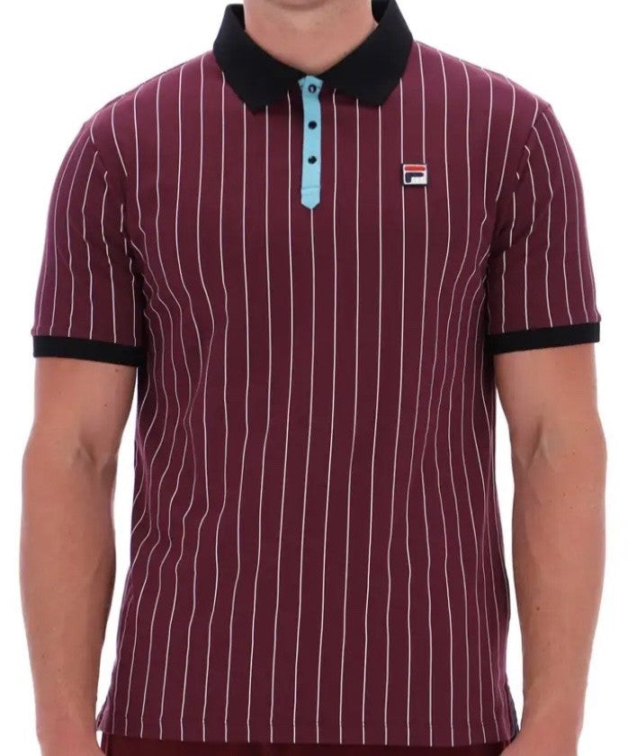 Fila Bjorn Borg BB1 Fig Polo Tennis Shirt - West Ham, Burnley, Aston Villa