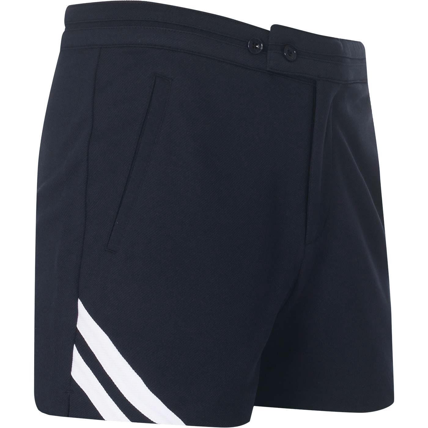 Sergio Tacchini Time Blue Tennis Shorts (Football Casuals) Sizes: Small thru 4XL