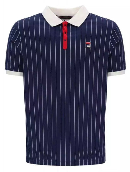 Fila Borg BB1 Navy Tennis Polo Shirt & Navy Hightide Tennis Shorts RRP £90