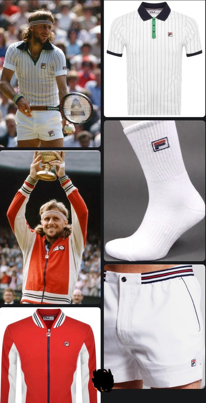 Fila Bjorn Borg Original Wimbledon Set (Track, Polo, Shorts & Socks)