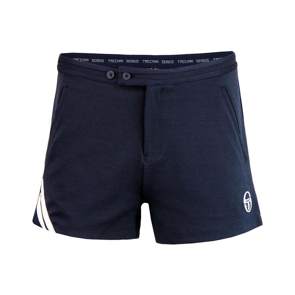 Sergio Tacchini Time Blue Tennis Shorts (Football Casuals) Sizes: Small thru 4XL