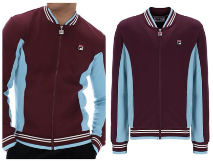 Fila Settanta Claret & Blue West Ham, Aston Villa, Burnley Tennis Track Top