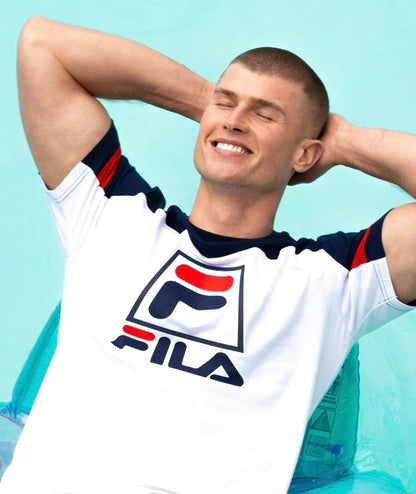 Fila Bjorn Borg 1980s Training T-Shirt - 100% Cotton - Ltd Edition RRP £40