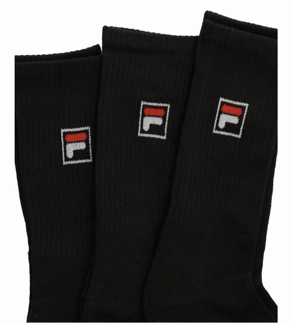 Fila Vintage Bjorn Borg Wimbledon (pack of 3 pairs) of Black tennis socks