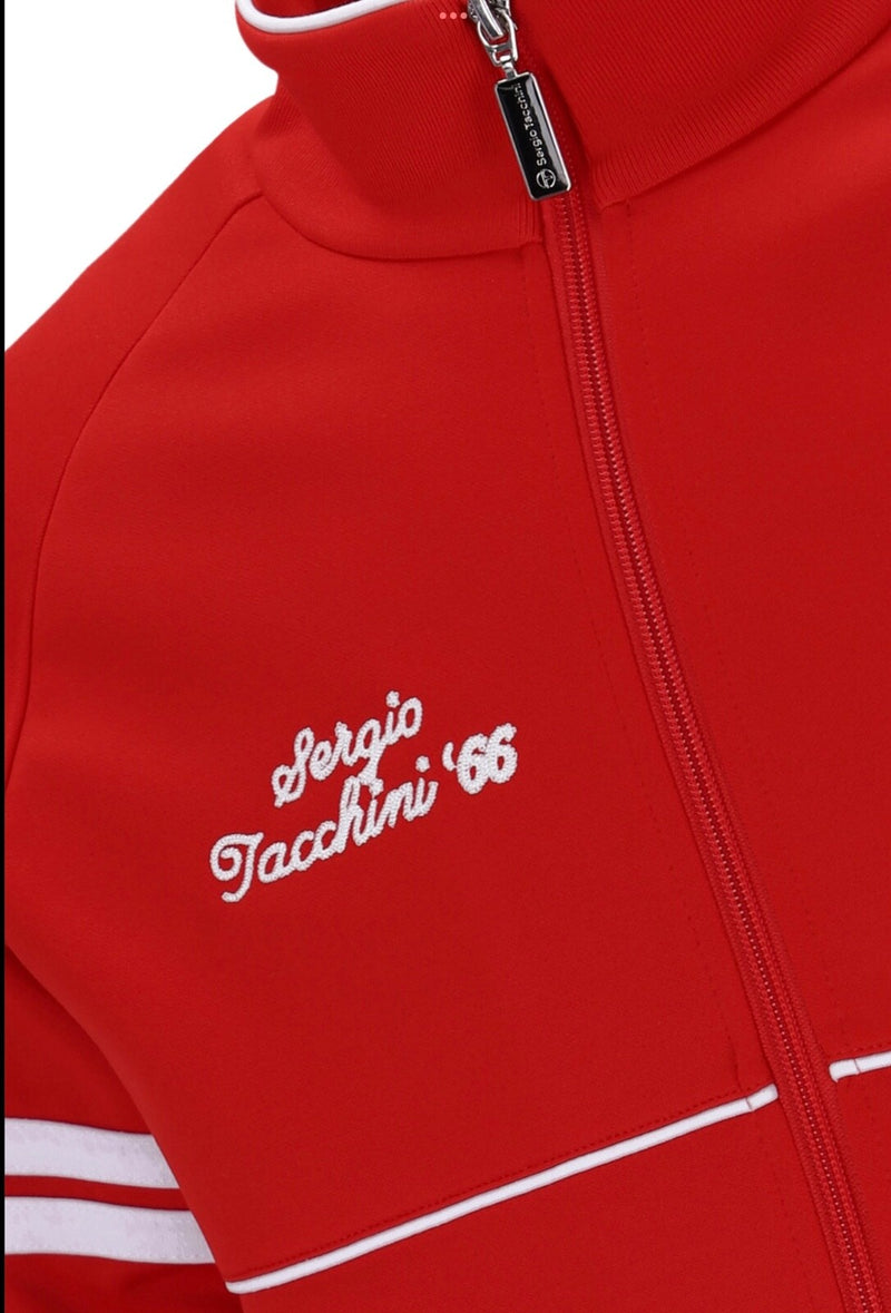 Nottm Forest -Sergio Tacchini Orion Davis Tennis Track Top - Ltd Edition - Red