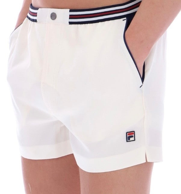 Fila Bjorn Borg Hightide White (Gardenia) 70s/80s Tennis Shorts
