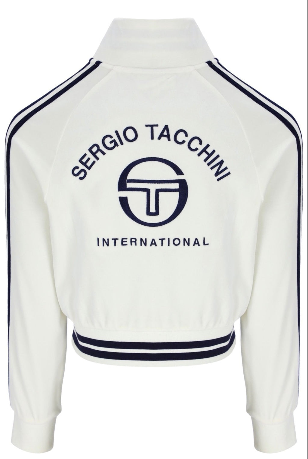 Sergio Tacchini Carmella Women’s Velour Gardenia/Blue Track Jacket Summer 2026