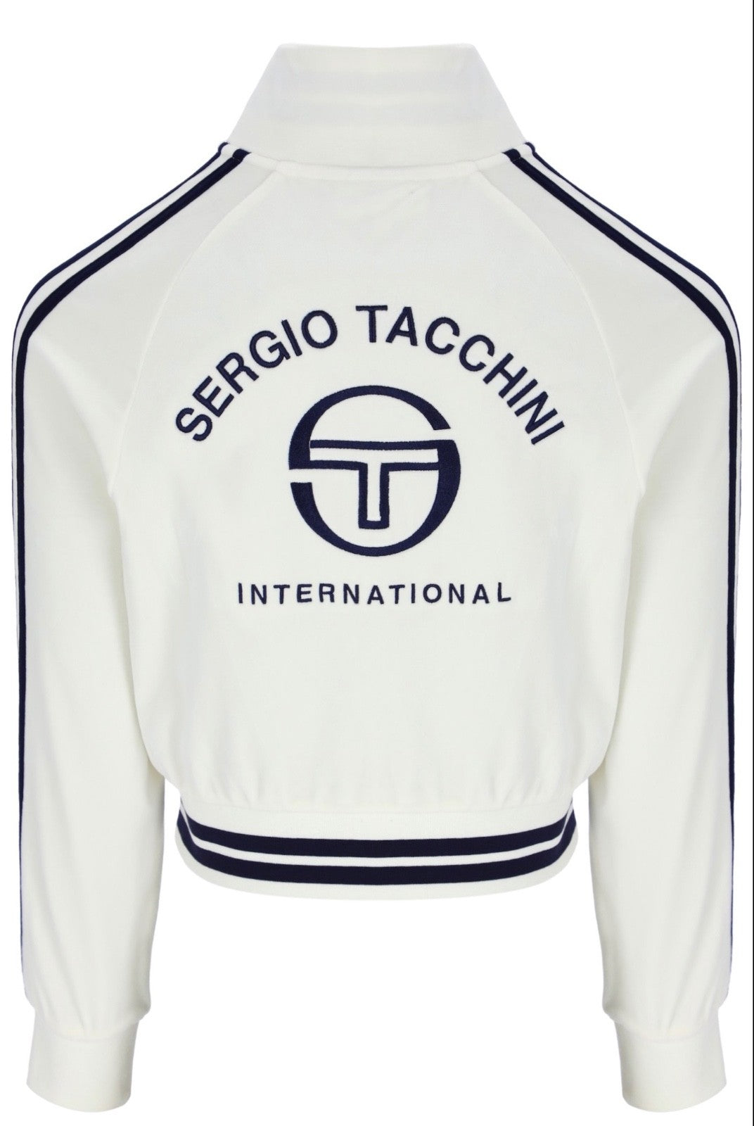 Sergio Tacchini Carmella Women’s Velour Gardenia/Blue Track Jacket Summer 2026