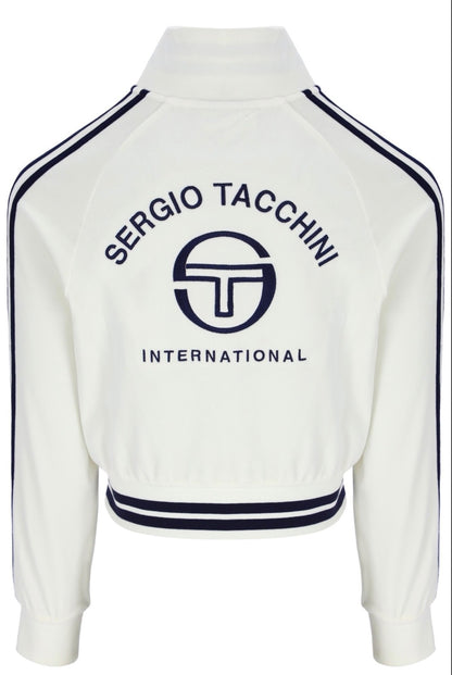 Sergio Tacchini Carmella Women’s Velour Gardenia/Blue Track Jacket Summer 2026