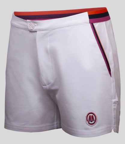 Maglificio Maggia ‘Finest Retro Tennis Attire’-Gerulaitis Wimbledon White Shorts