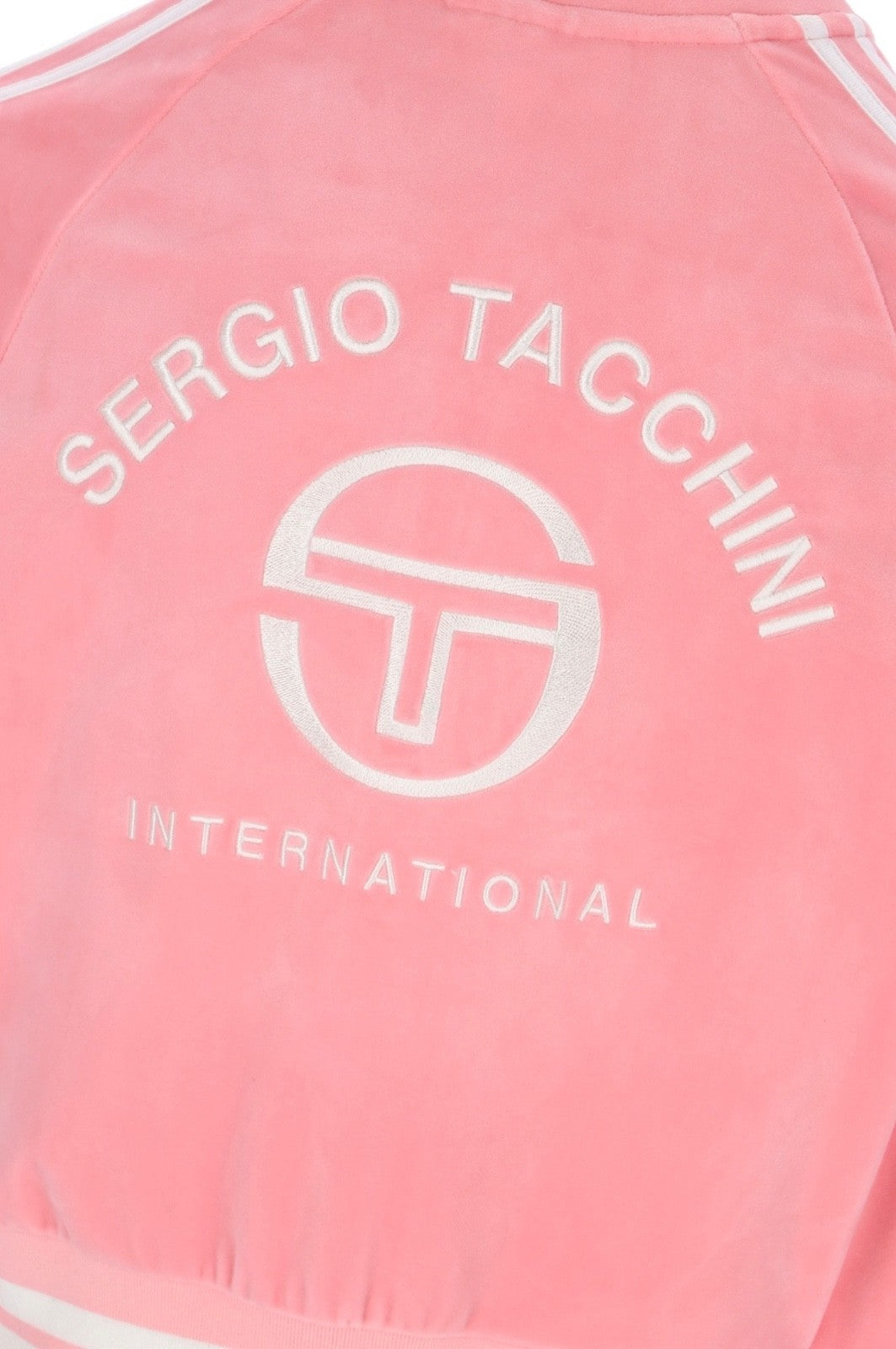 Sergio Tacchini Carmella Women’s Luxurious Pink Vekour Track Top