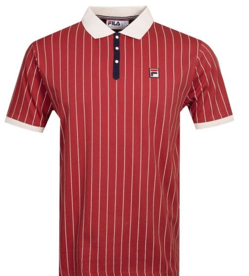 Fila Bjorn Borg BB1 Red - Iconic Tennis Shirt - 100% Cotton