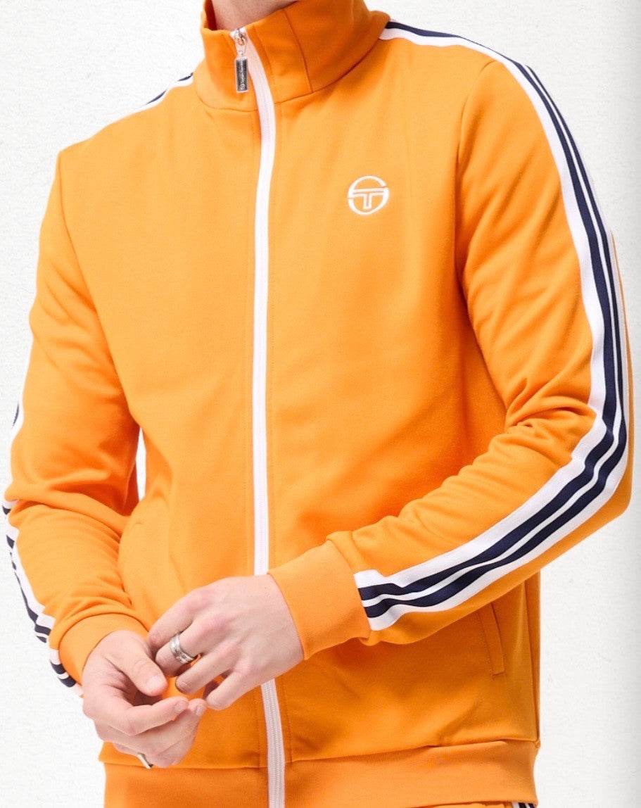 Sergio Tacchini Netherlands Franco Orange Tennis Track Top RRP £80