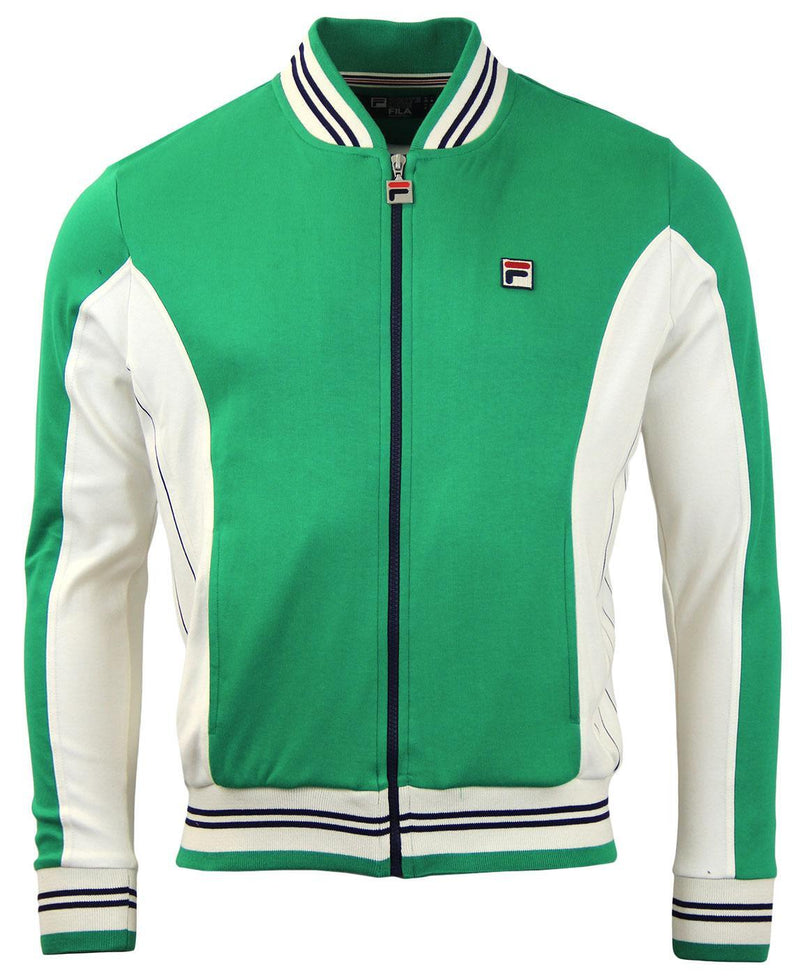 Celtic Colours Fila Vintage Borg Wimbledon Tennis Track Top (Green)