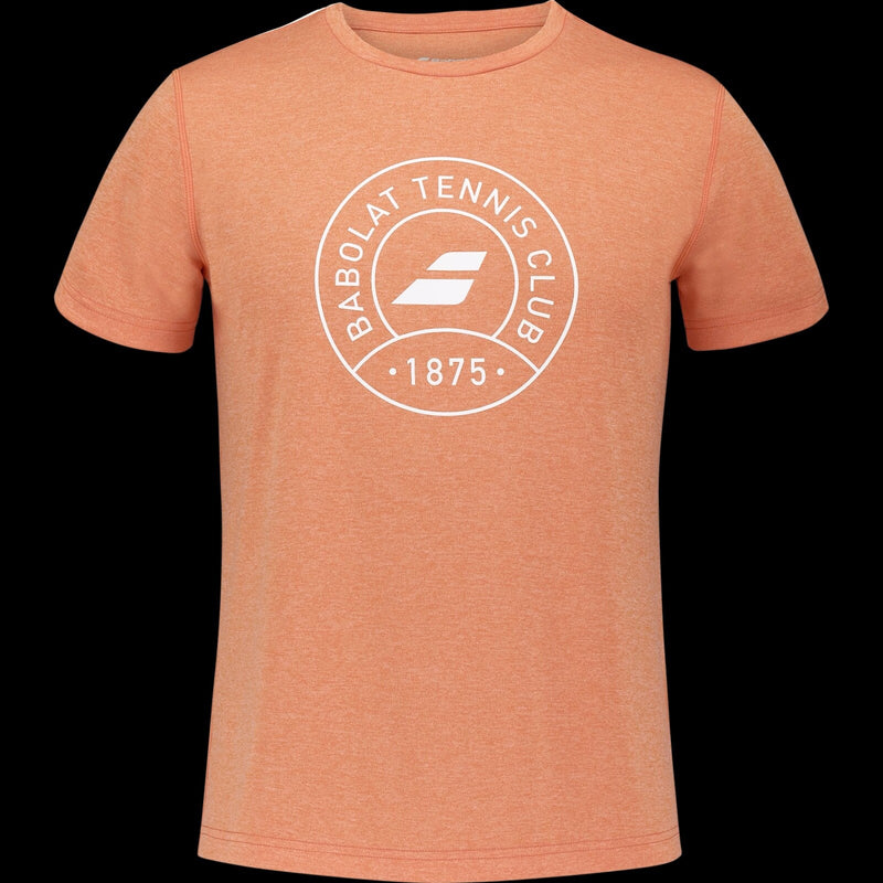 Babolat Exercise Graphic Cotton Tennis T-Shirt in Orange