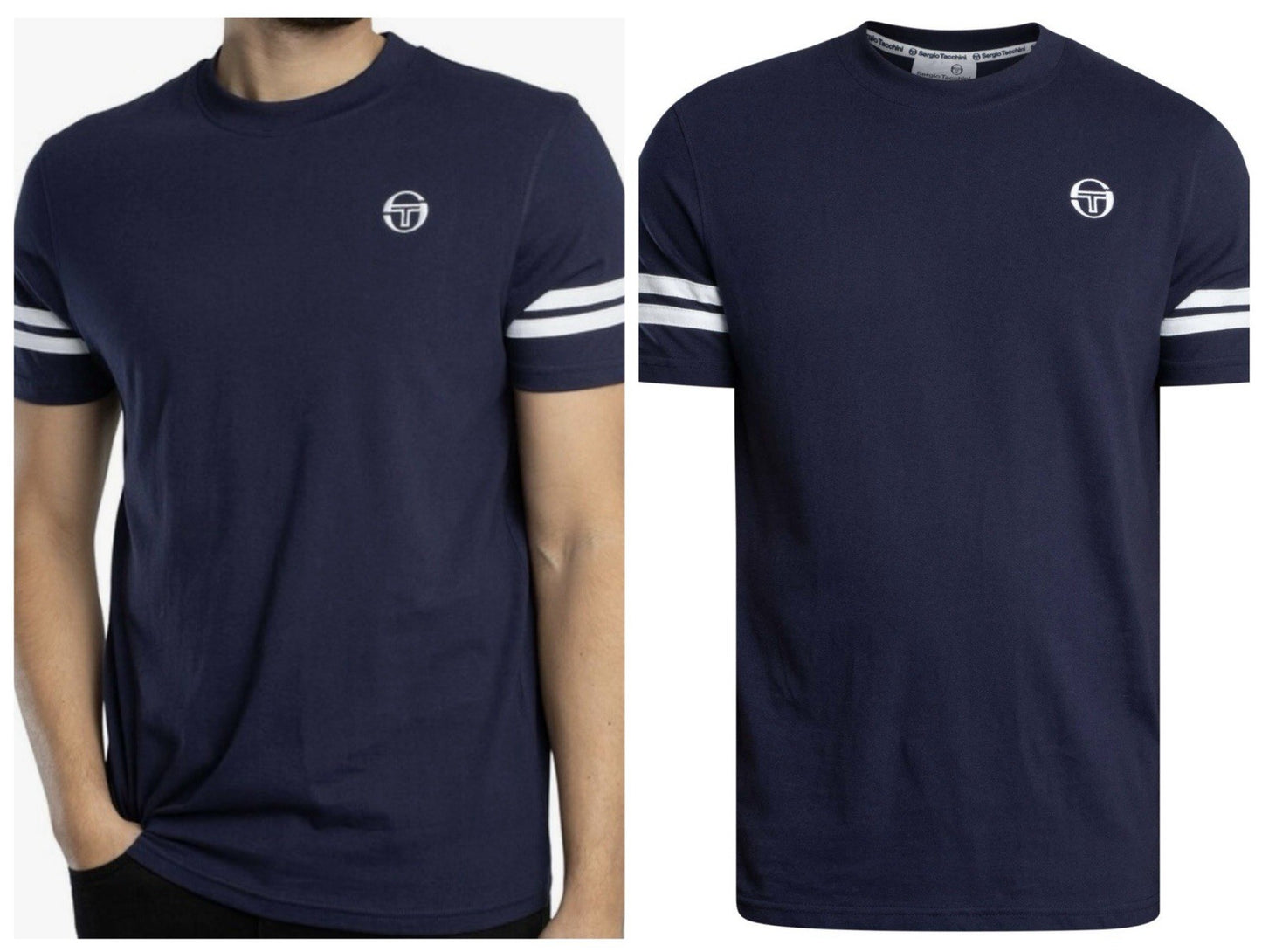 Sergio Tacchini Grello Navy Blue T-Shirt - Ltd Edition