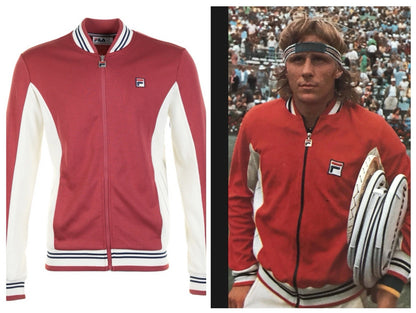 Fila Borg Wimbledon Settanta Tennis Track Top  RRP £75.