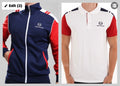Sergio Tacchini Drive Red/Blue - Tennis Track Top w Matching Drive Polo Shirt