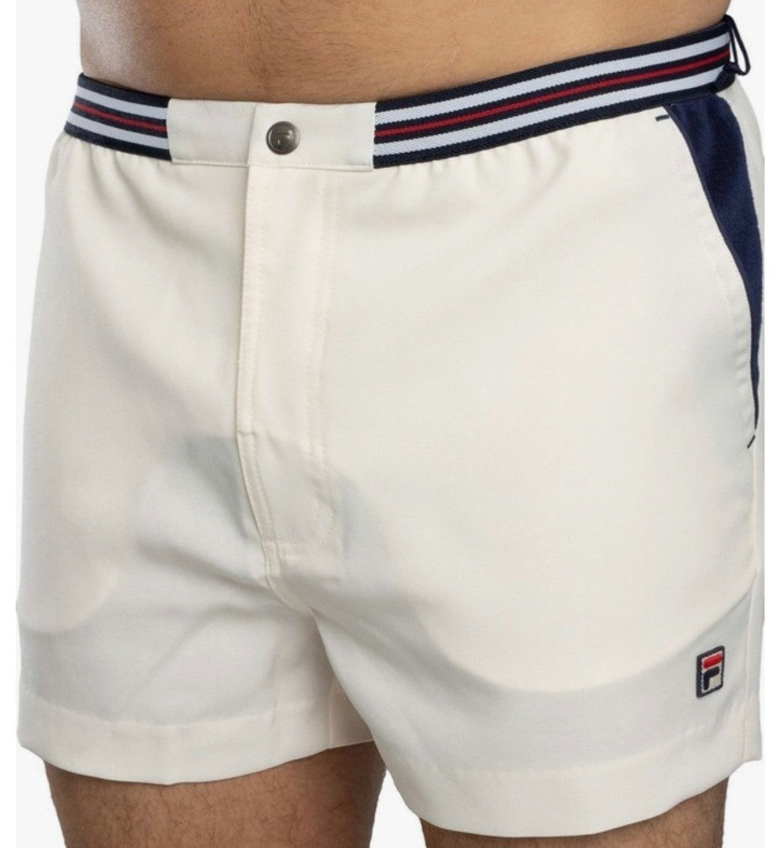 Fila Bjorn Borg Hightide White (Gardenia) Tennis Shorts -Football Casuals
