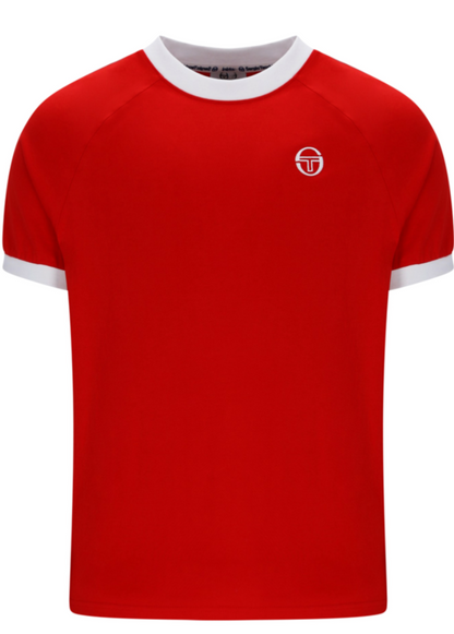 Sergio Tacchini Pino Ringer Red T-Shirt - World Cup Edition